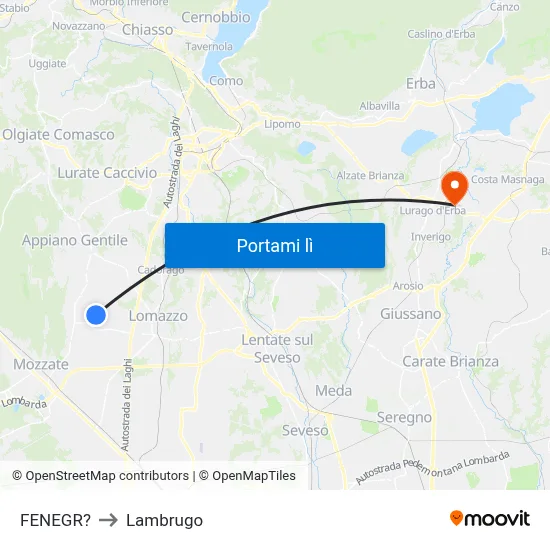 FENEGR? to Lambrugo map