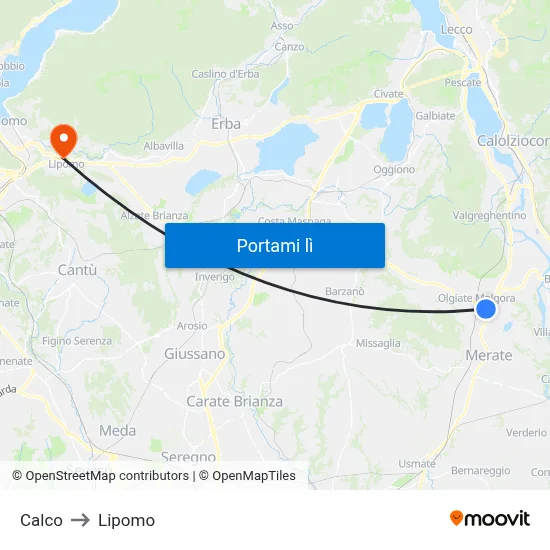 Calco to Lipomo map