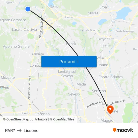 PAR? to Lissone map