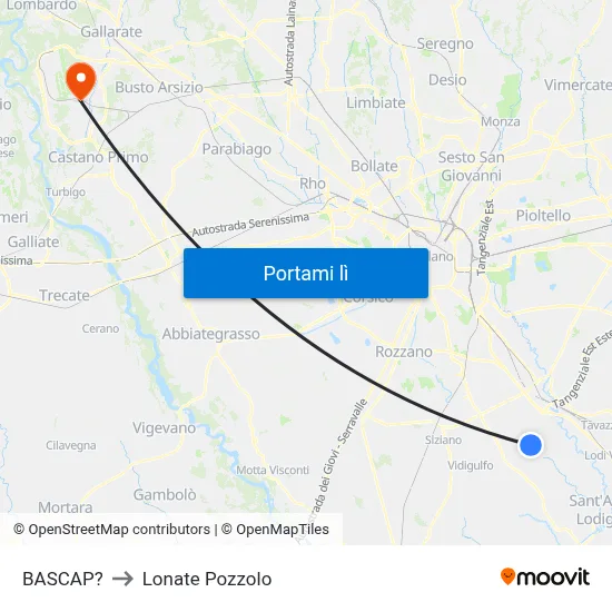 BASCAP? to Lonate Pozzolo map