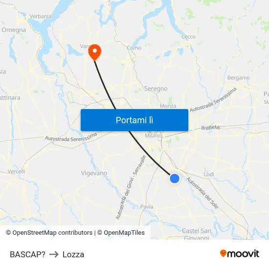 BASCAP? to Lozza map