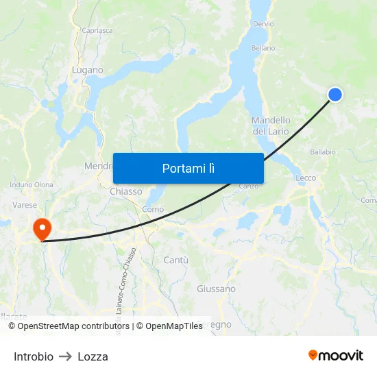 Introbio to Lozza map