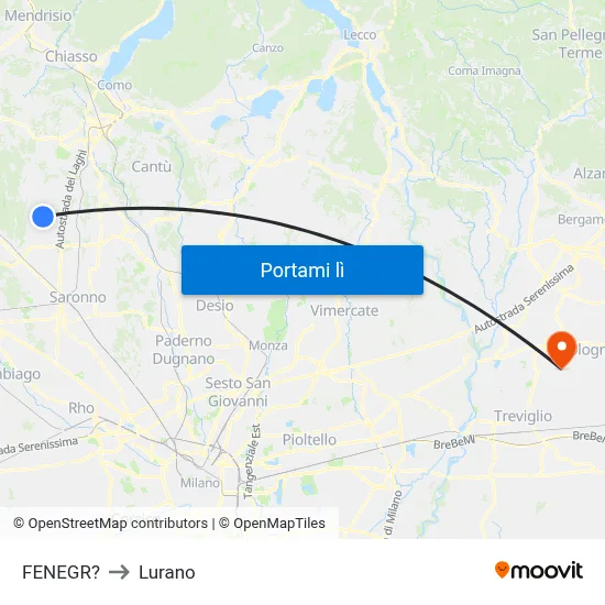 FENEGR? to Lurano map