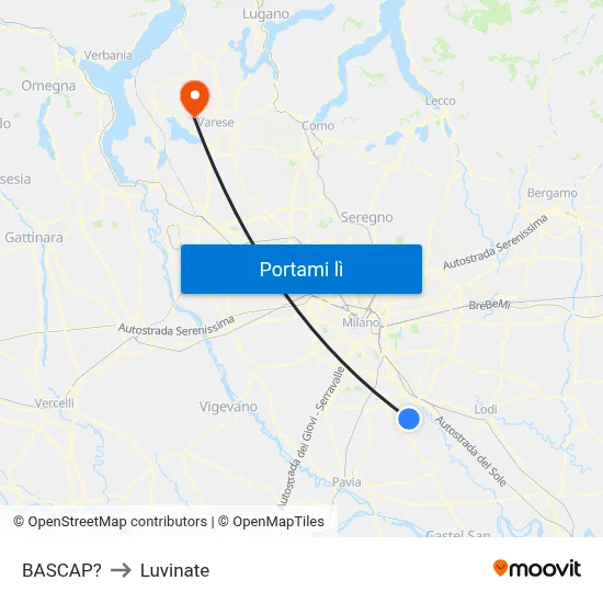 BASCAP? to Luvinate map