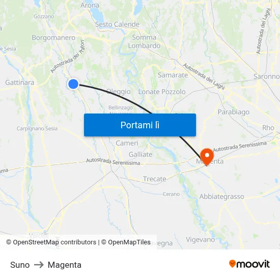 Suno to Magenta map