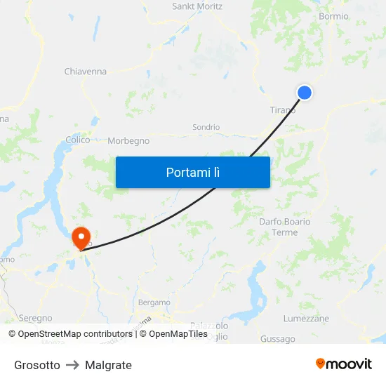 Grosotto to Malgrate map