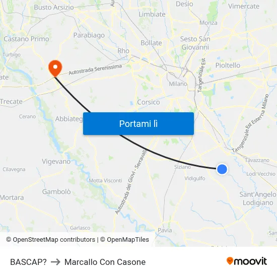 BASCAP? to Marcallo Con Casone map