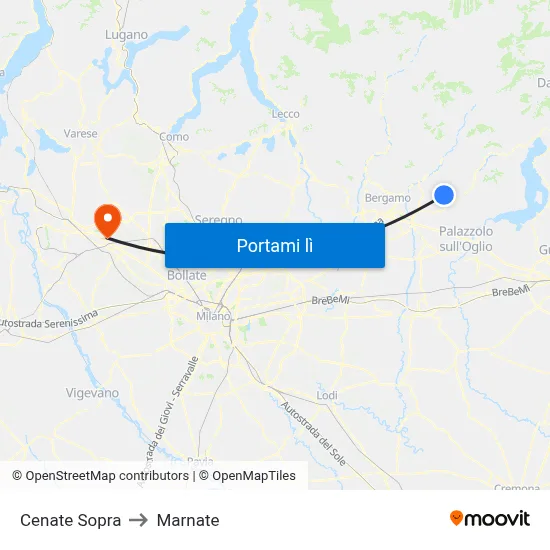 Cenate Sopra to Marnate map