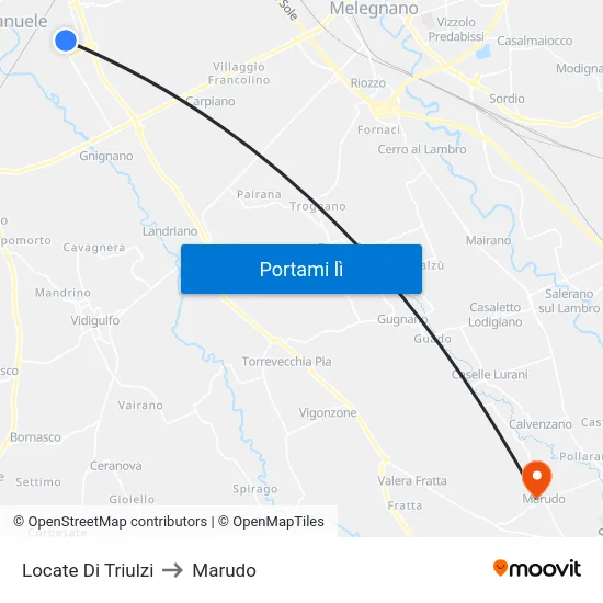 Locate Di Triulzi to Marudo map