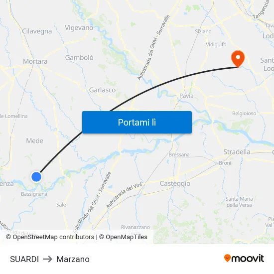 SUARDI to Marzano map