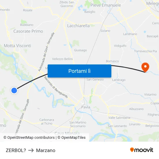 ZERBOL? to Marzano map