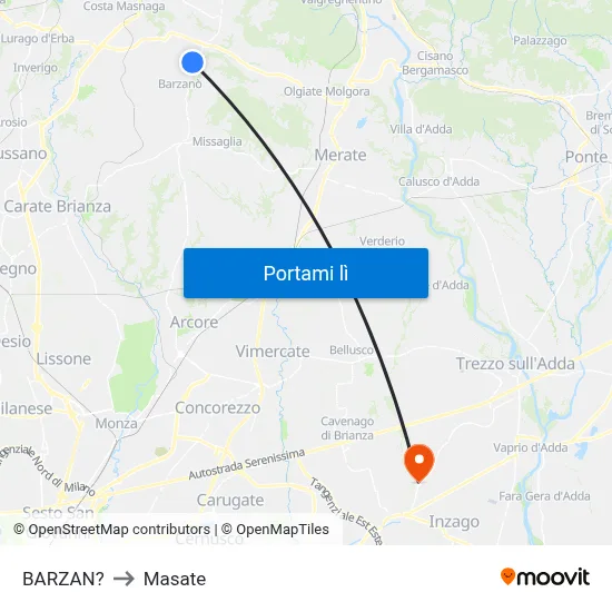 BARZAN? to Masate map