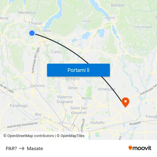 PAR? to Masate map