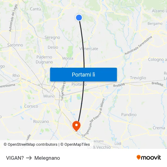 VIGAN? to Melegnano map