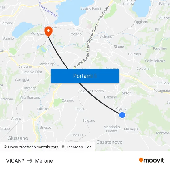 VIGAN? to Merone map