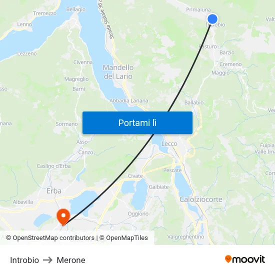 Introbio to Merone map