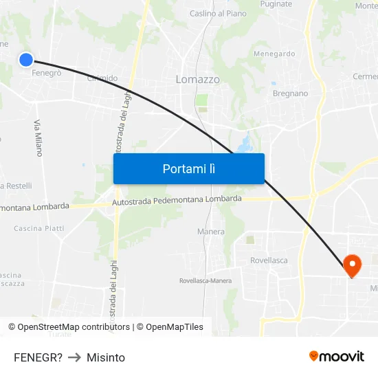 FENEGR? to Misinto map