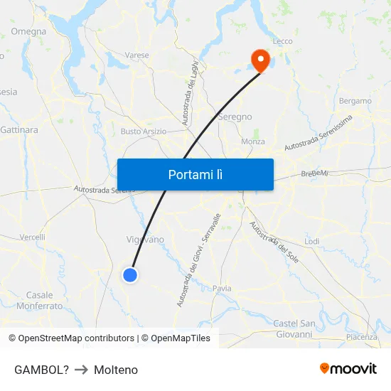 GAMBOL? to Molteno map