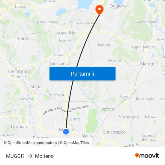 MUGGI? to Molteno map