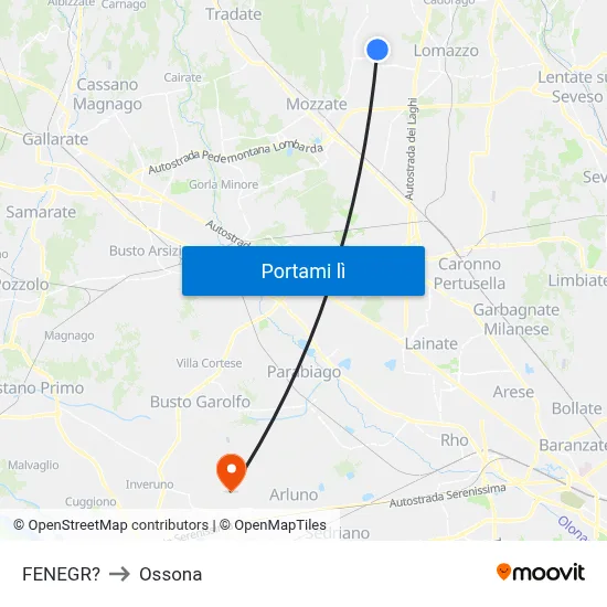 FENEGR? to Ossona map