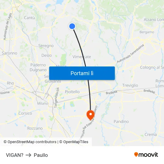 VIGAN? to Paullo map