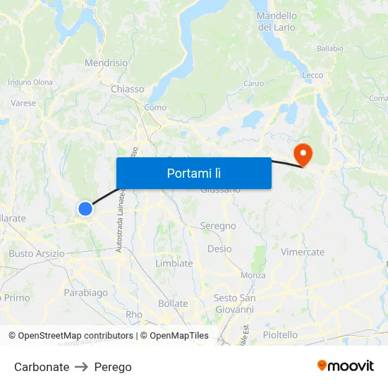 Carbonate to Perego map