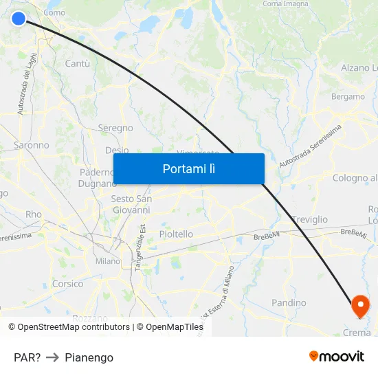 PAR? to Pianengo map