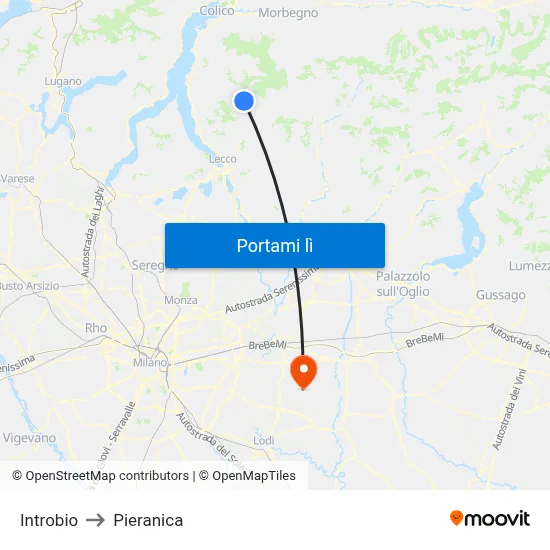 Introbio to Pieranica map