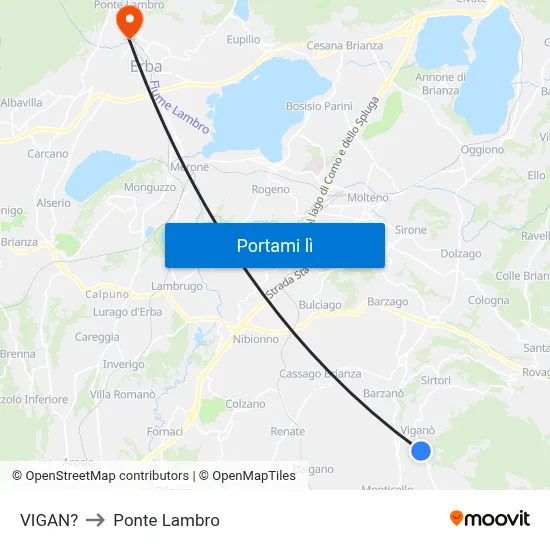 VIGAN? to Ponte Lambro map