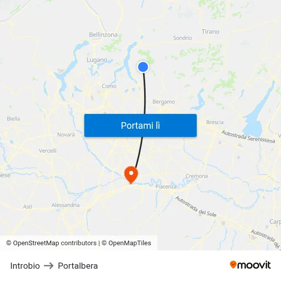 Introbio to Portalbera map