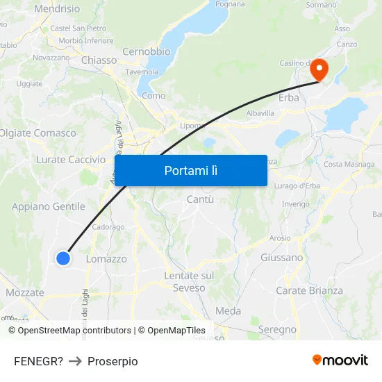 FENEGR? to Proserpio map