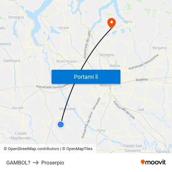 GAMBOL? to Proserpio map