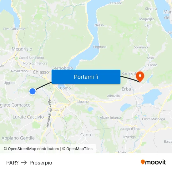 PAR? to Proserpio map
