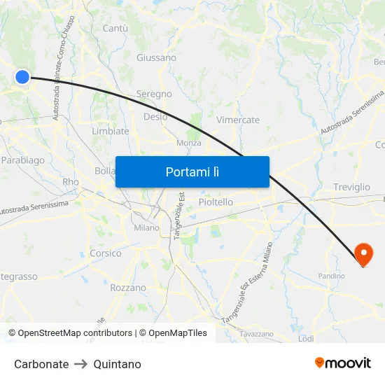 Carbonate to Quintano map