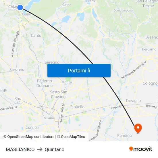 MASLIANICO to Quintano map