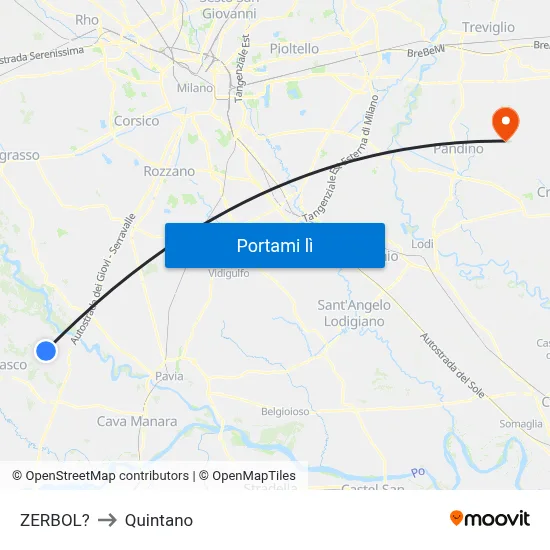 ZERBOL? to Quintano map