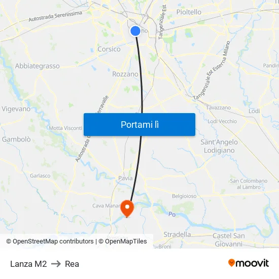 Lanza M2 to Rea map
