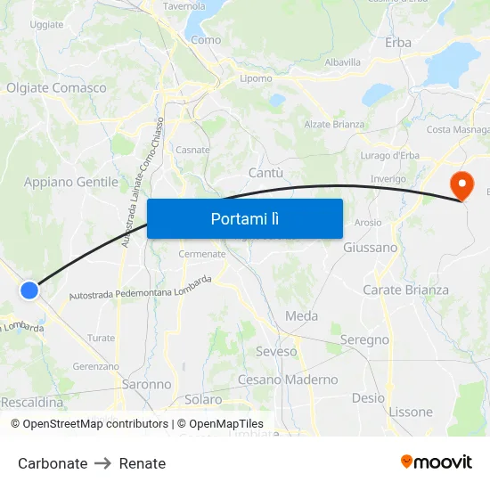 Carbonate to Renate map