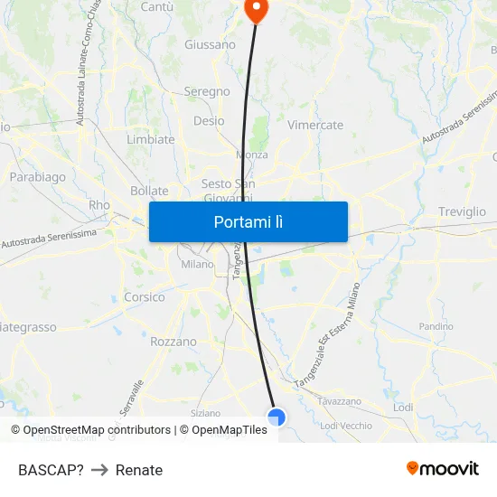 BASCAP? to Renate map