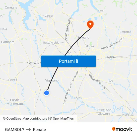 GAMBOL? to Renate map