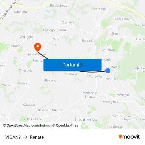 VIGAN? to Renate map