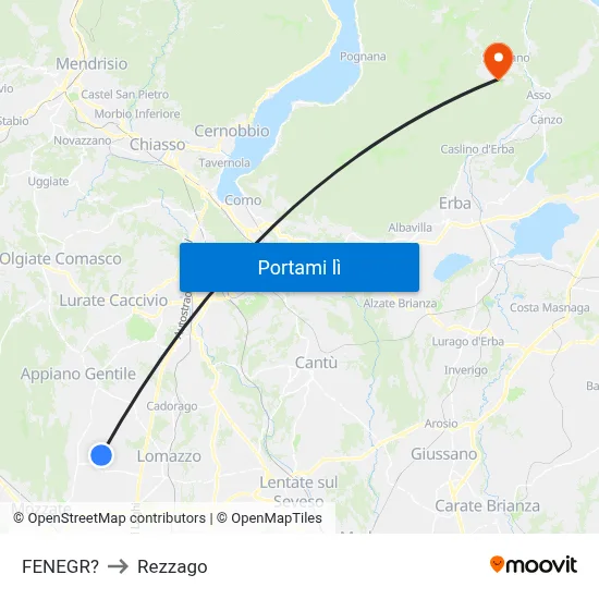 FENEGR? to Rezzago map