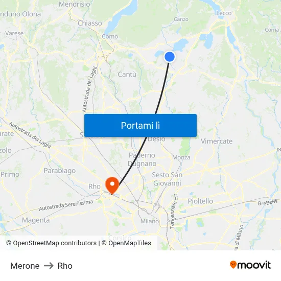 Merone to Rho map
