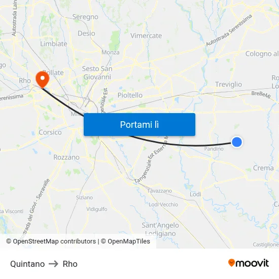 Quintano to Rho map