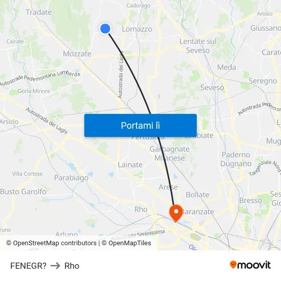 FENEGR? to Rho map