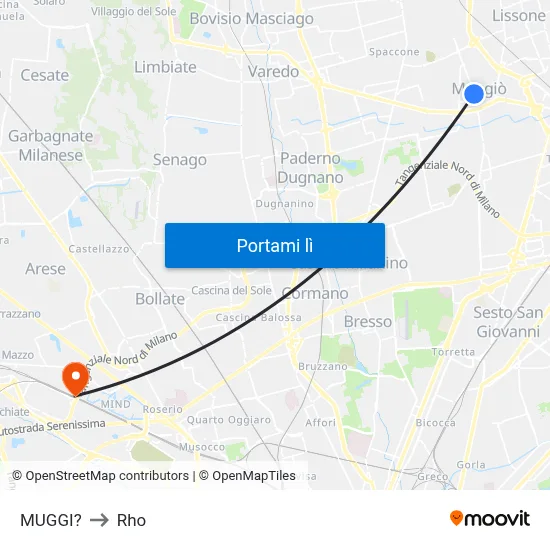 MUGGI? to Rho map