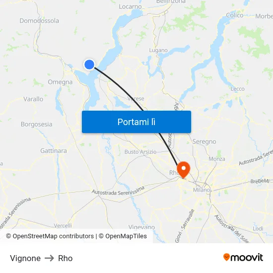 Vignone to Rho map