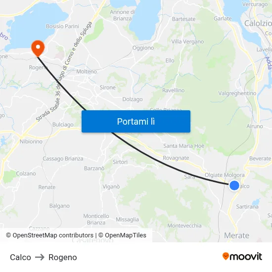 Calco to Rogeno map