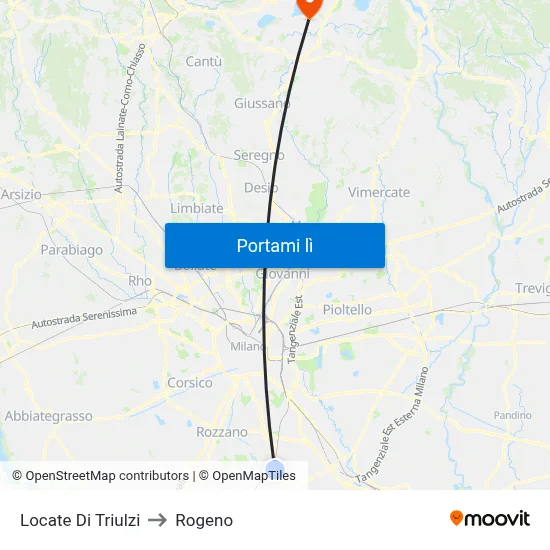 Locate Di Triulzi to Rogeno map