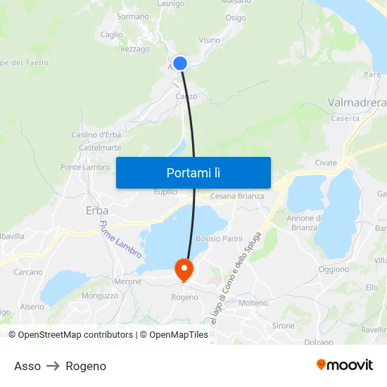 Asso to Rogeno map